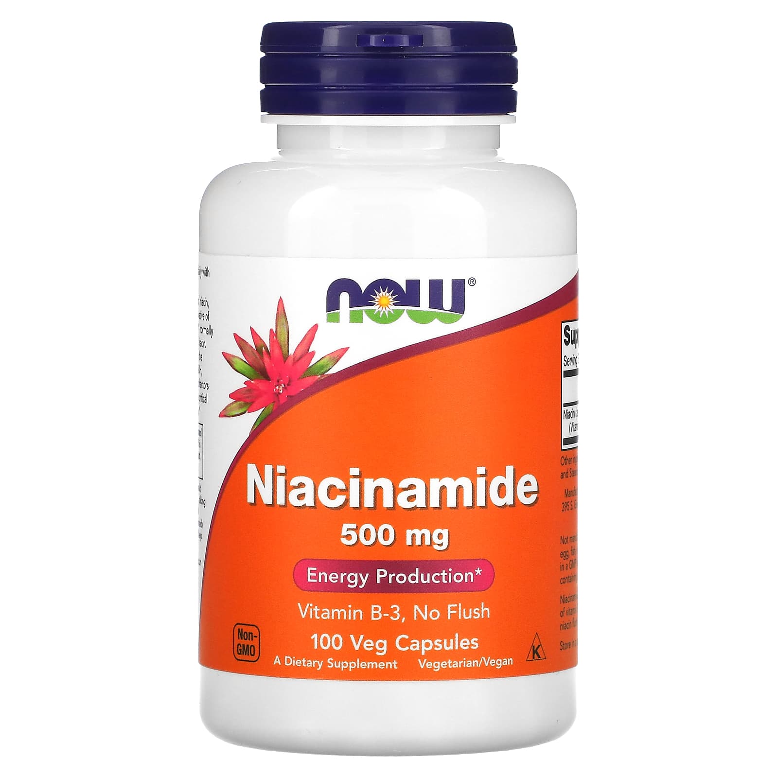NOW Foods-Niacinamide-500 mg-100 Veg Capsules