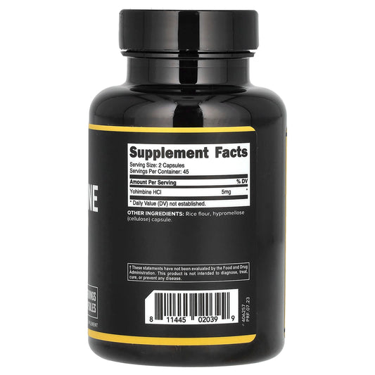 Primaforce, Yohimbine HCl, 2.5 mg, 90 Capsules