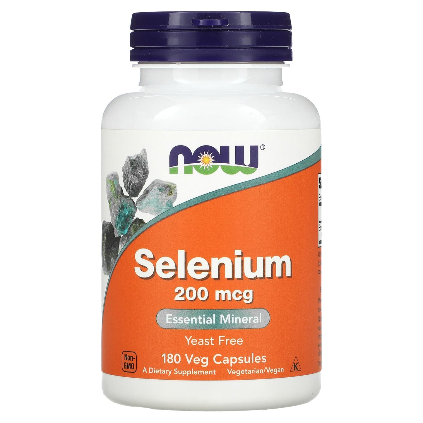NOW Foods-Selenium-200 mcg-180 Veg Capsules