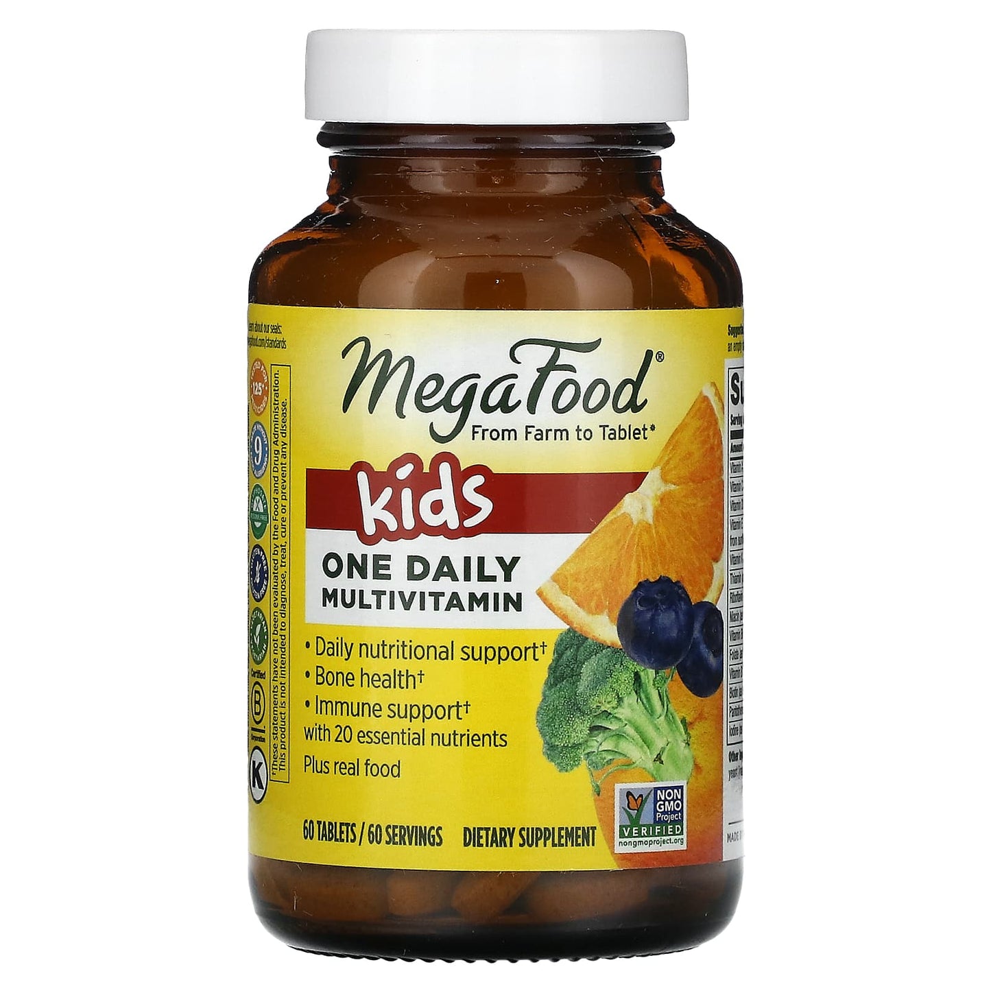 MegaFood-Kids One Daily Multivitamin-60 Tablets