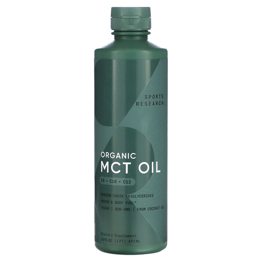 Sports Research-Organic MCT Oil-16 fl oz (473 ml)