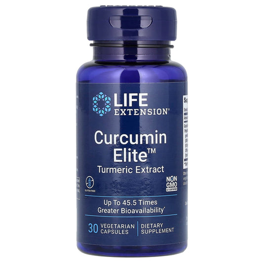 Life Extension-Curcumin Elite-Turmeric Extract-30 Vegetarian Capsules