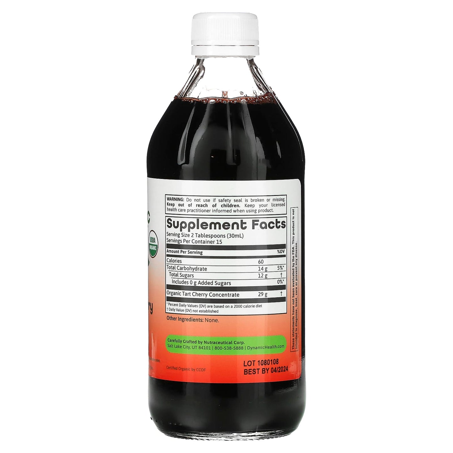 Dynamic Health, Tart Cherry Concentrate, 16 fl oz (473 ml)