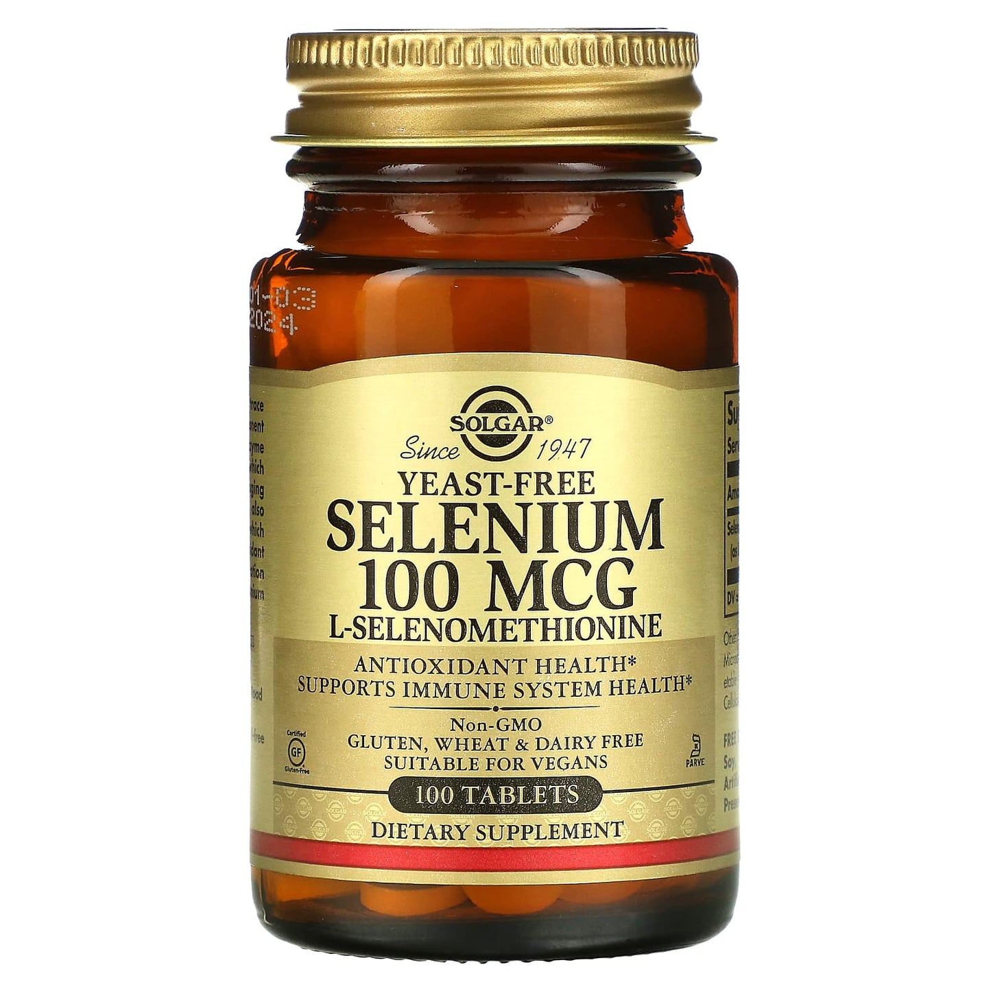 Solgar-Selenium-Yeast-Free-100 mcg-100 Tablets