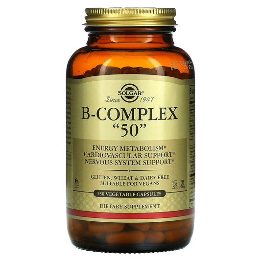 Solgar-B-Complex "50"-250 Vegetable Capsules