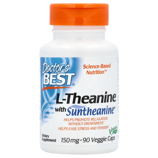 Doctor's Best-L-Theanine with Suntheanine-150 mg-90 Veggie Caps