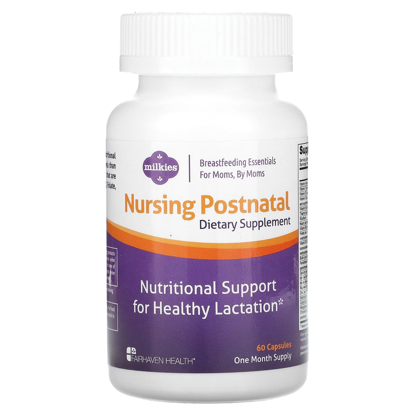 Fairhaven Health-Milkies-Nursing Postnatal -60 Capsules