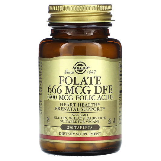 Solgar-Folate-400 mcg-250 Tablets