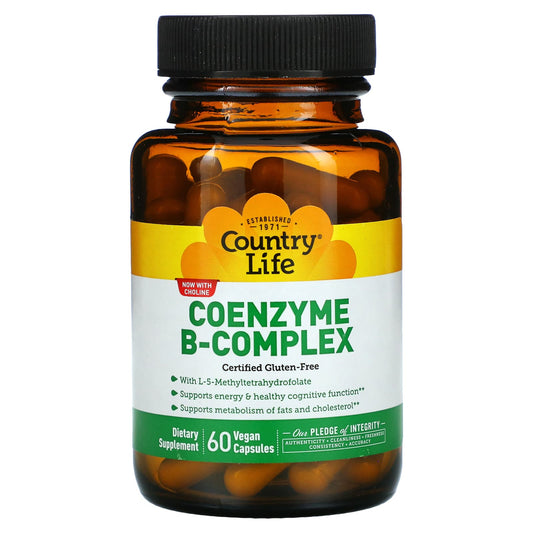 Country Life-Coenzyme B-Complex -60 Vegan Capsules