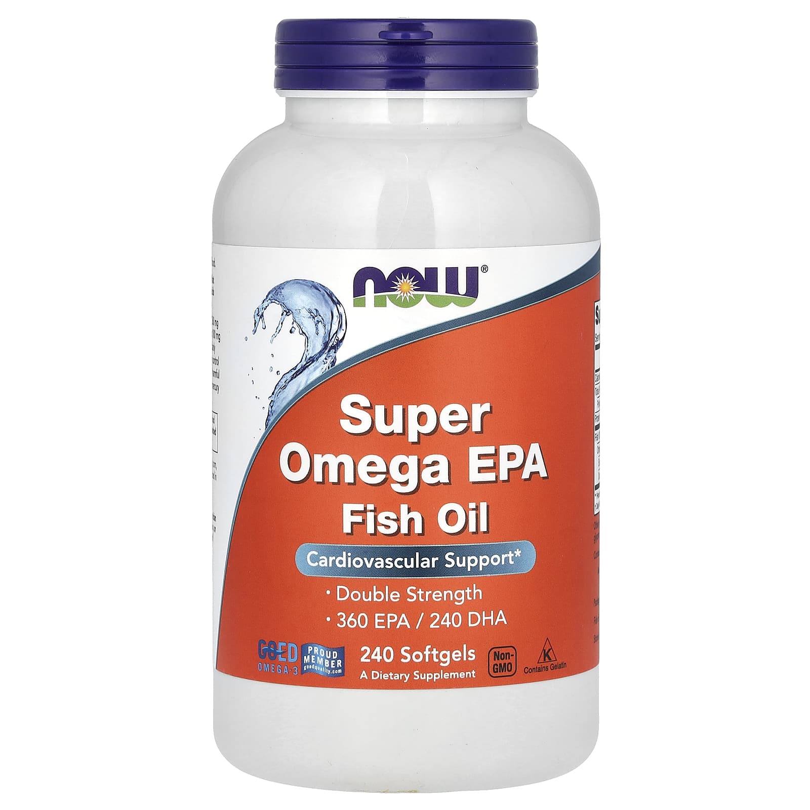NOW Foods-Super Omega EPA Fish Oil-240 Softgels
