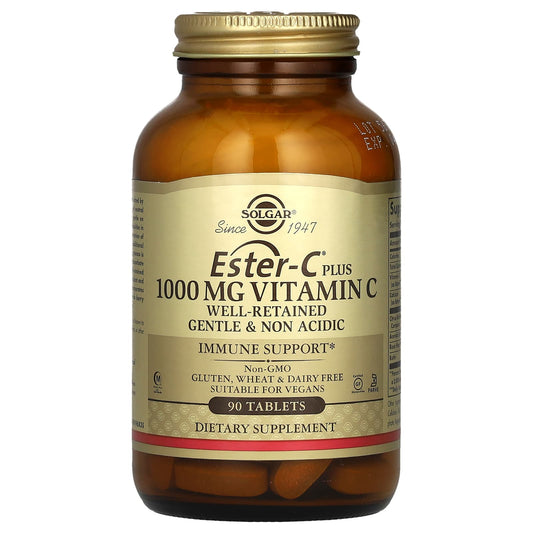 Solgar-Ester-C Plus-Vitamin C-1,000 mg-90 Tablets