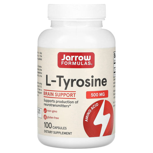 Jarrow Formulas-L-Tyrosine-500 mg-100 Capsules