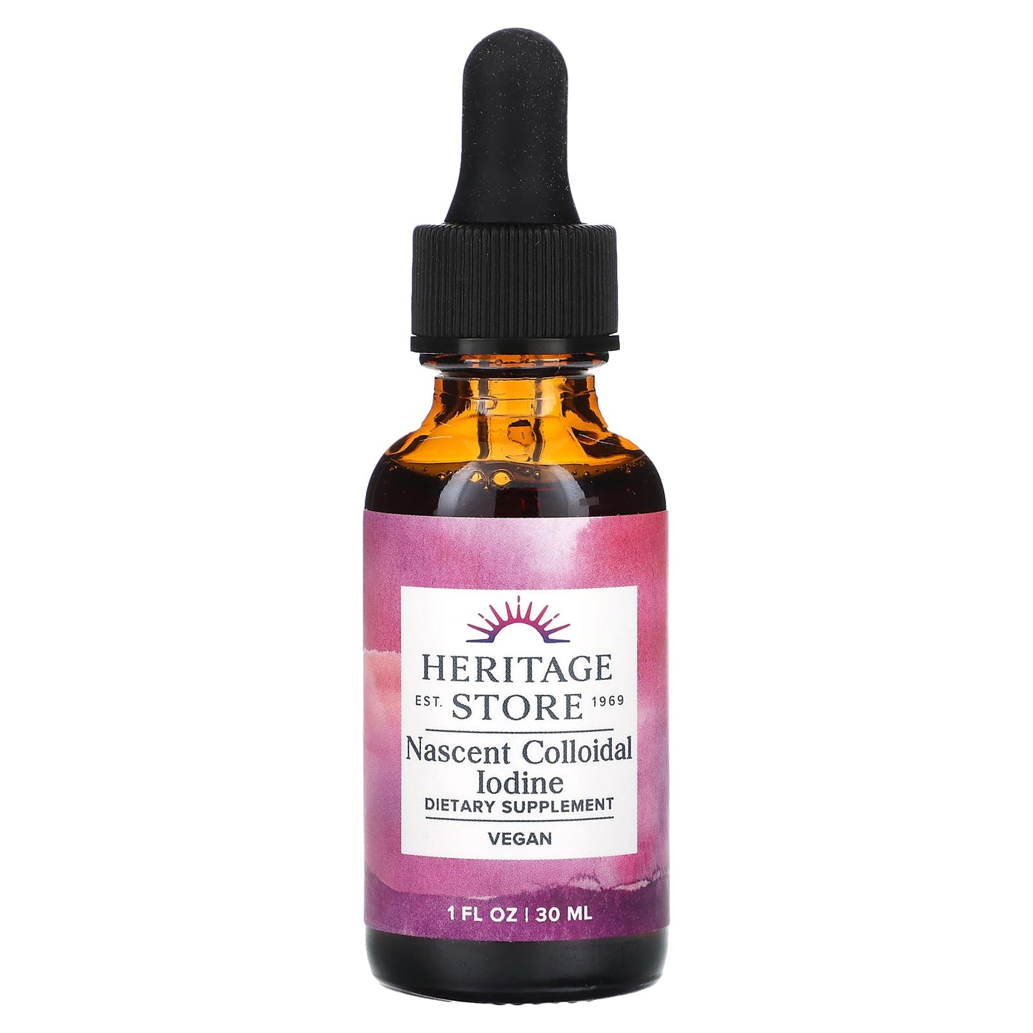 Heritage Store-Nascent Colloidal Iodine-1 fl oz (30 ml)