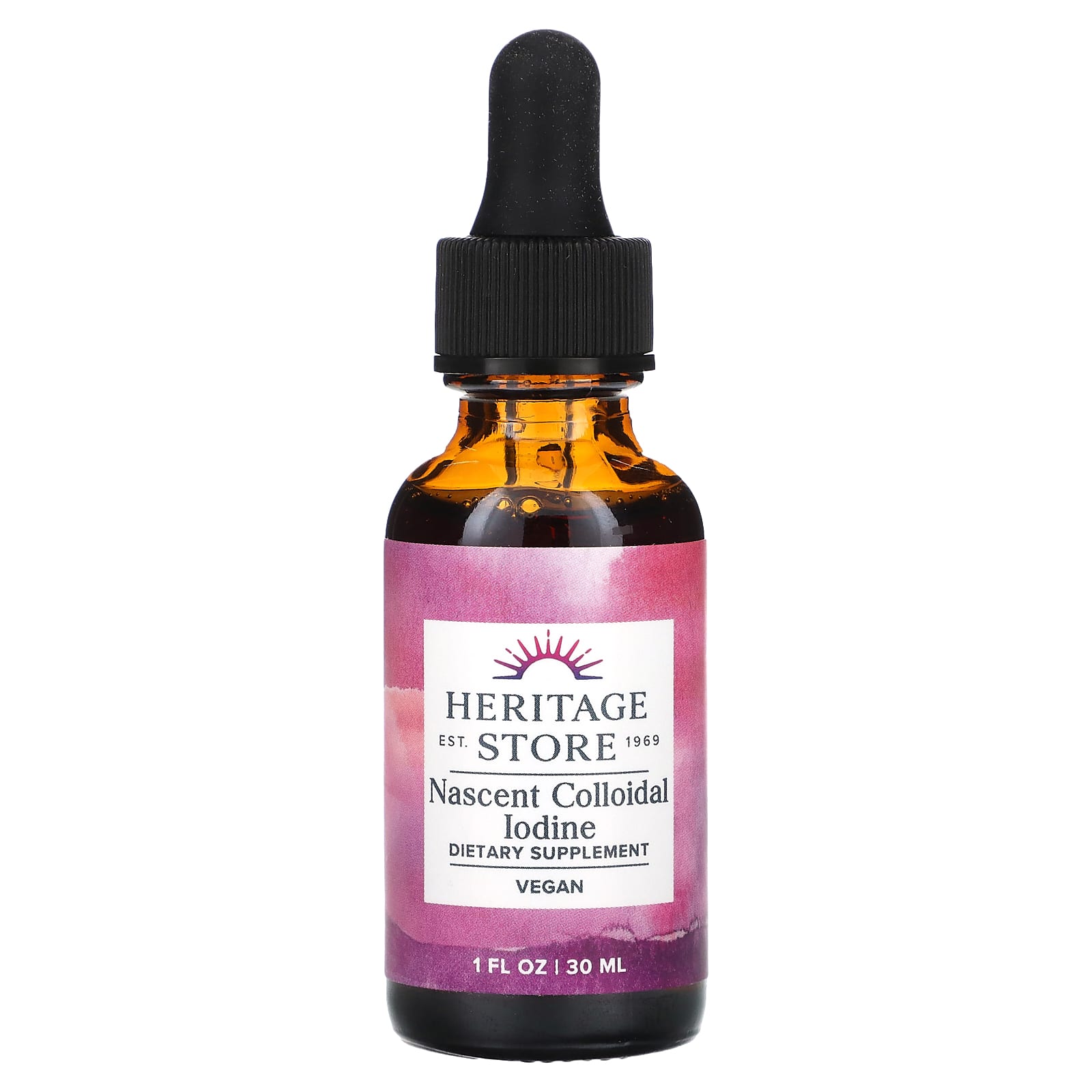 Heritage Store-Nascent Colloidal Iodine-1 fl oz (30 ml)
