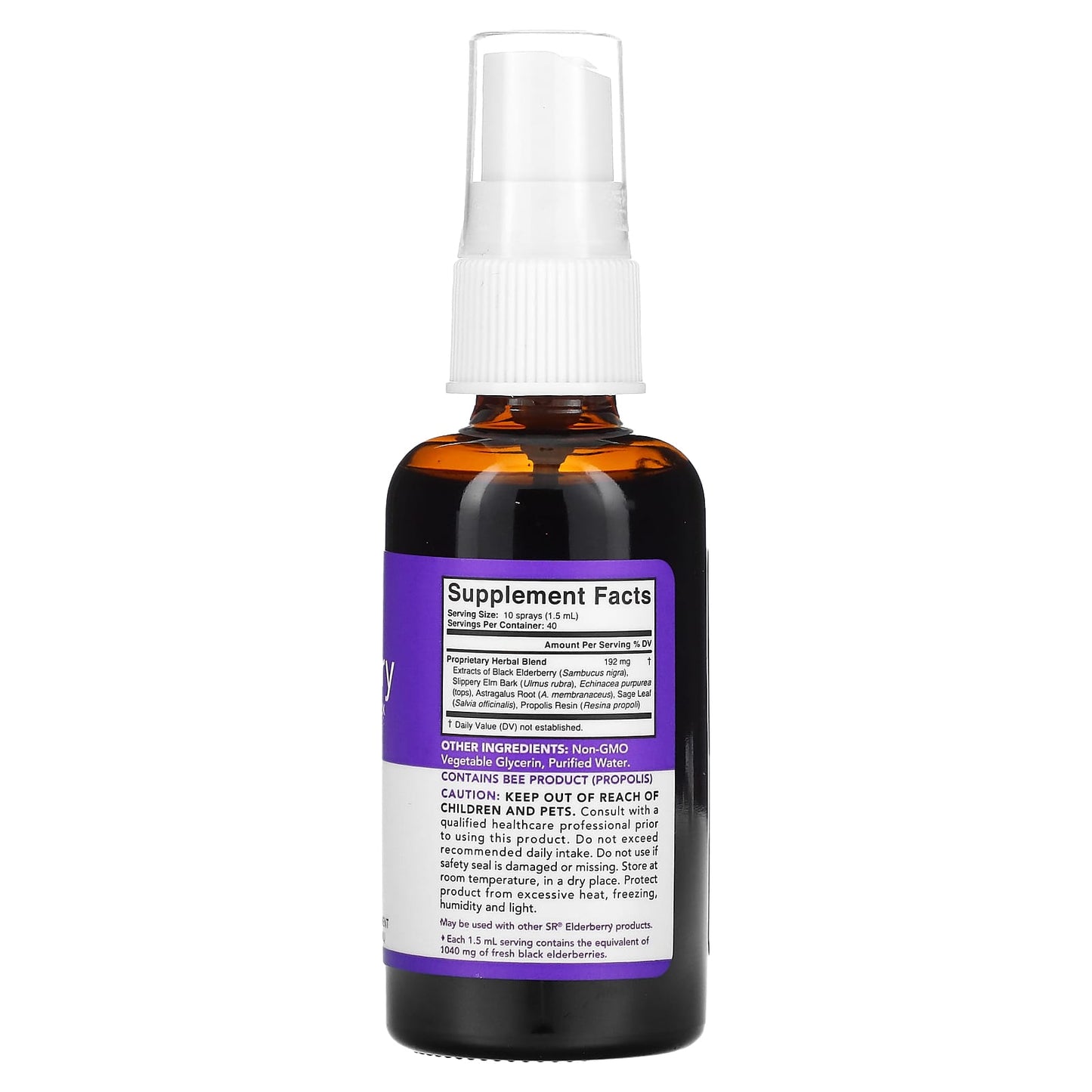 Sports Research, Elderberry Sambucus Complex Liquid Spray, 1,040 mg, 2 fl oz (60 ml)