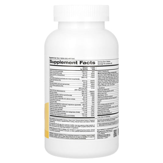 Super Nutrition, Super Immune, Immune-Strengthening Multivitamin with Glutathione, 240 Tablets