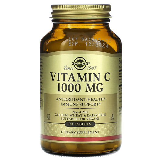 Solgar-Vitamin C-1,000 mg-90 Tablets