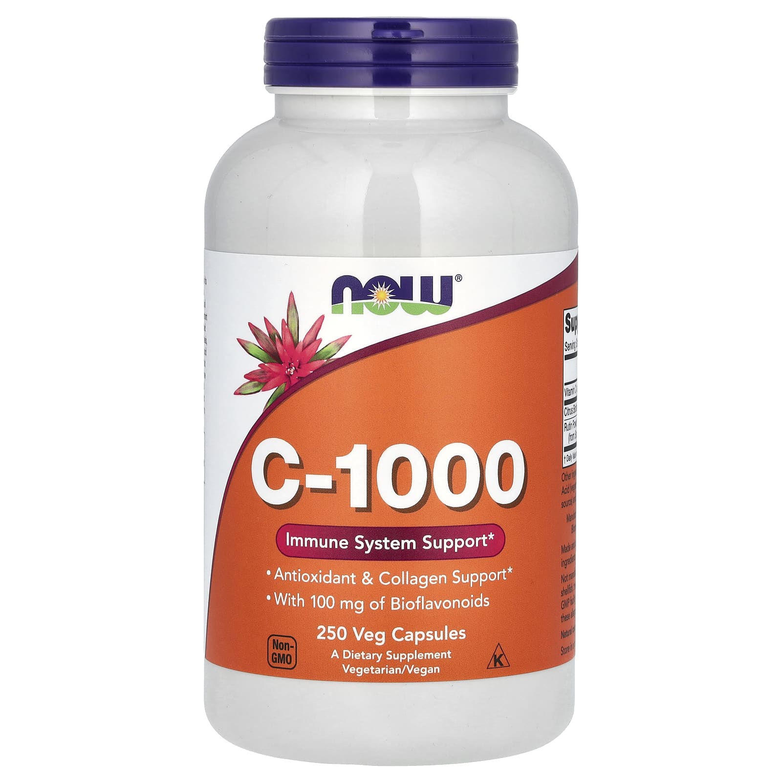 NOW Foods-C-1000 with Bioflavonoids-250 Veg Capsules