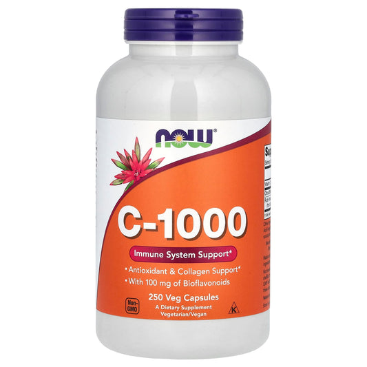 NOW Foods-C-1000 with Bioflavonoids-250 Veg Capsules