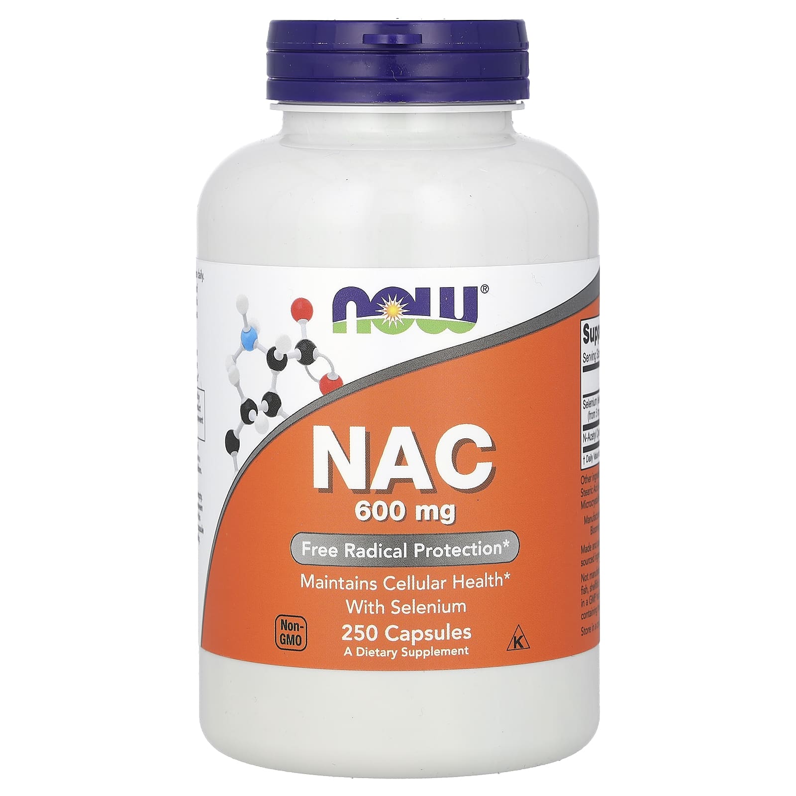 NOW Foods-NAC-600 mg-250 Capsules