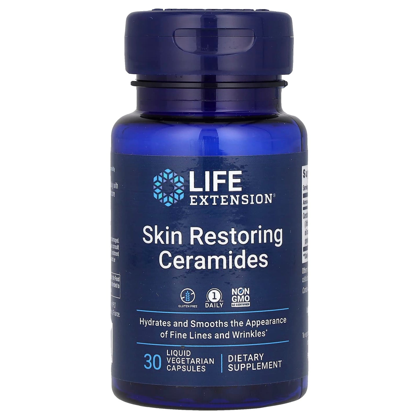 Life Extension-Skin Restoring Ceramides-30 Liquid Vegetarian Capsules