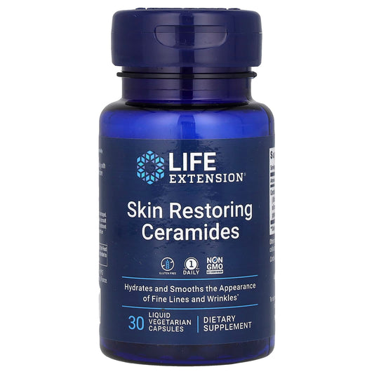 Life Extension-Skin Restoring Ceramides-30 Liquid Vegetarian Capsules