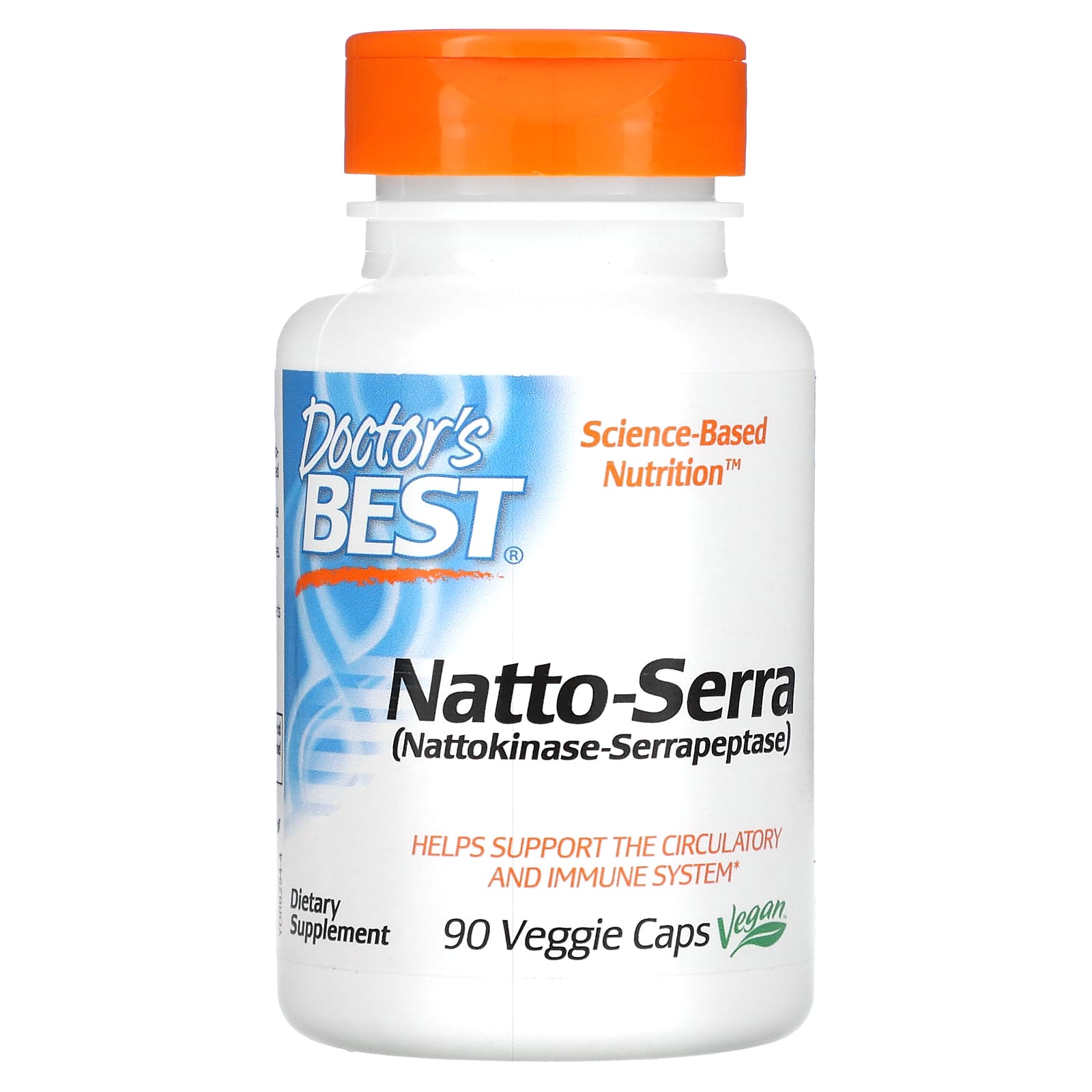 Doctor's Best-Natto-Serra-90 Veggie Caps
