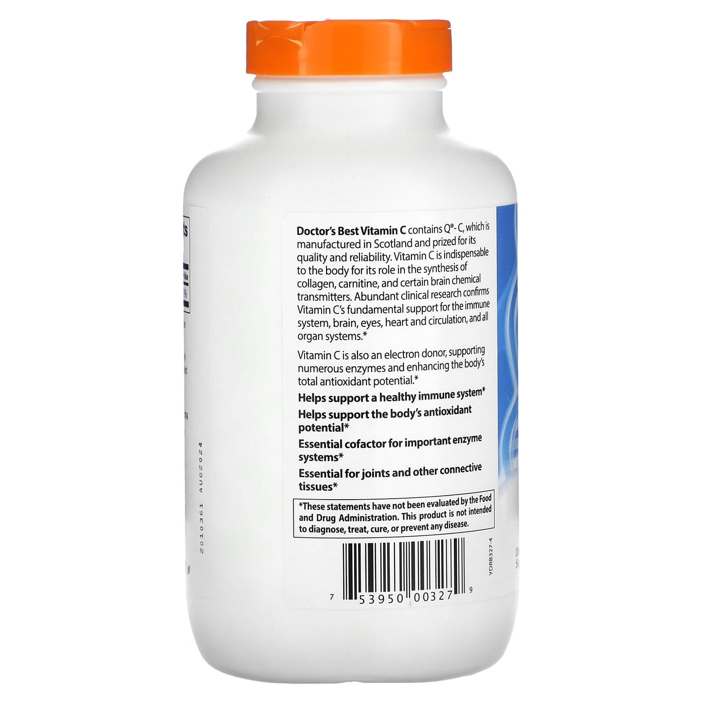Doctor's Best, Vitamin C with Q-C, 1,000 mg, 360 Veggie Caps