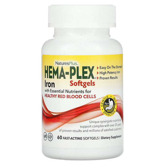 NaturesPlus-Hema-Plex-60 Fast-Acting Softgels