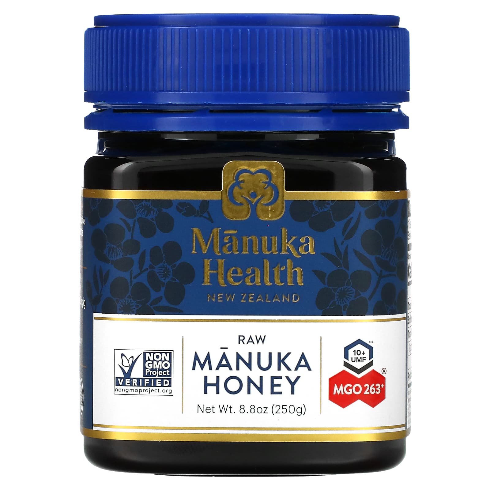 Manuka Health-Raw Manuka Honey-MGO 263+-8.8 oz (250 g)