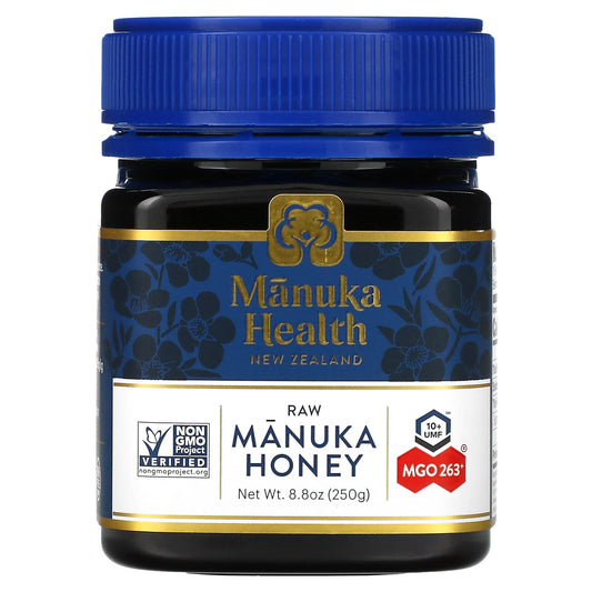 Manuka Health-Raw Manuka Honey-MGO 263+-8.8 oz (250 g)