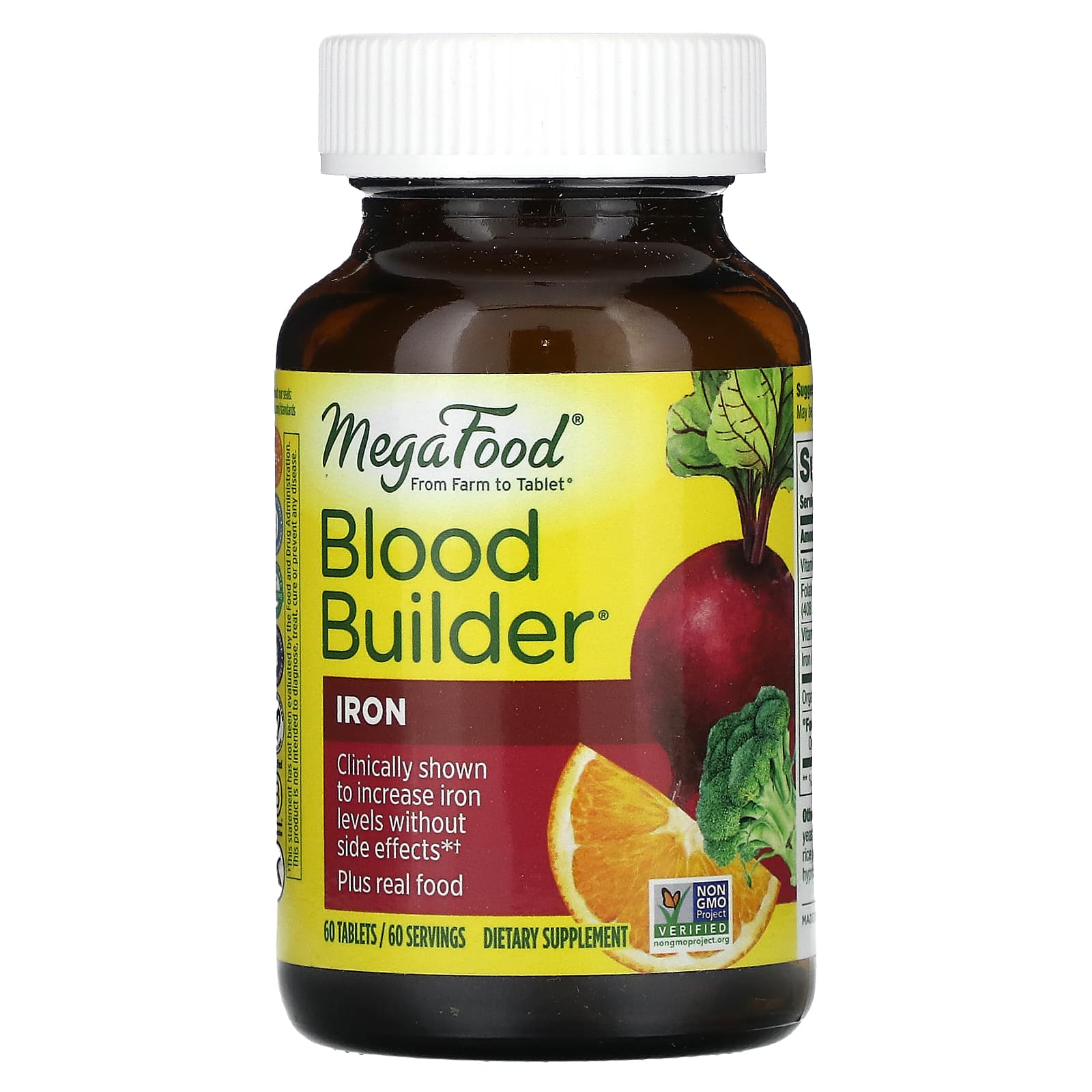 MegaFood-Blood Builder-Iron-60 Tablets