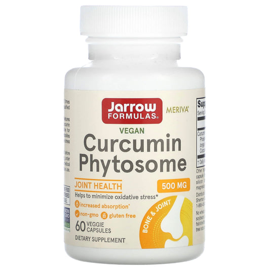 Jarrow Formulas-Vegan Curcumin Phytosome-500 mg-60 Veggie Capsules