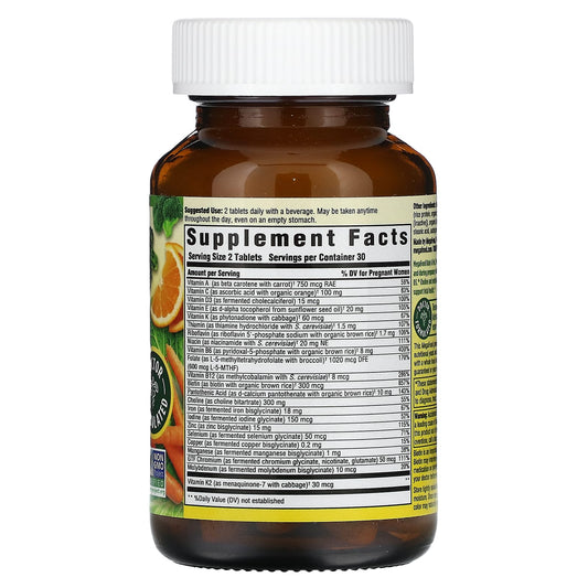 MegaFood, Baby & Me 2, Prenatal Multi, 60 Tablets