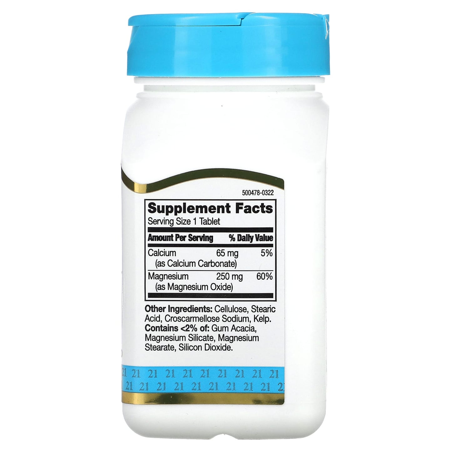 21st Century, Magnesium, 250 mg, 110 Tablets