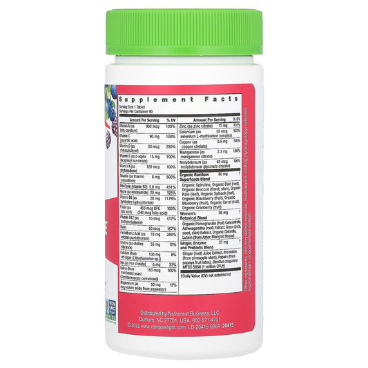 Rainbow Light, High Potency, Women's One, Daily Multivitamin , 90 Vegetarian Tablets