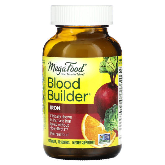 MegaFood-Blood Builder-Iron-90 Tablets