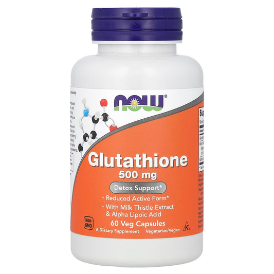 NOW Foods-Glutathione-500 mg-60 Veg Capsules