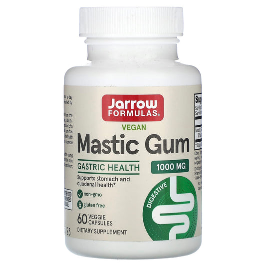 Jarrow Formulas-Mastic Gum-1,000 mg-60 Veggie Capsules (500 mg per Capsule)