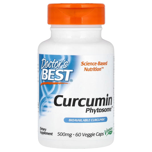 Doctor's Best-Curcumin Phytosome-1,000 mg-60 Veggie Caps (500 mg per Capsule)