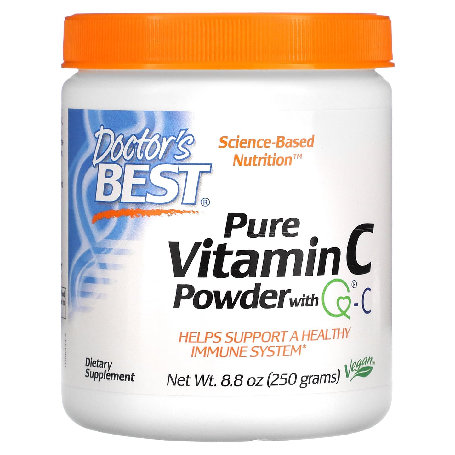 Doctor's Best-Pure Vitamin C Powder with Q-C-8.8 oz (250 g)