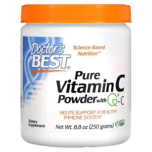 Doctor's Best-Pure Vitamin C Powder with Q-C-8.8 oz (250 g)