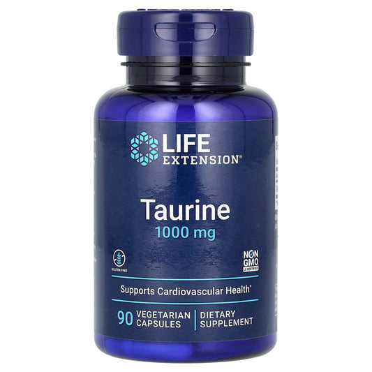 Life Extension-Taurine-1,000 mg-90 Vegetarian Capsules