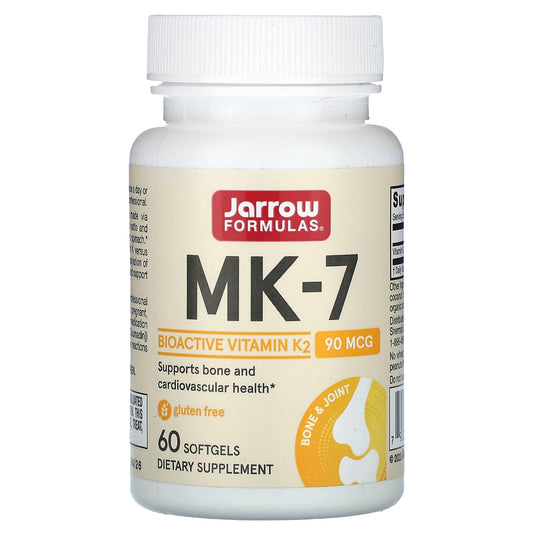 Jarrow Formulas-MK-7-90 mcg-60 Softgels