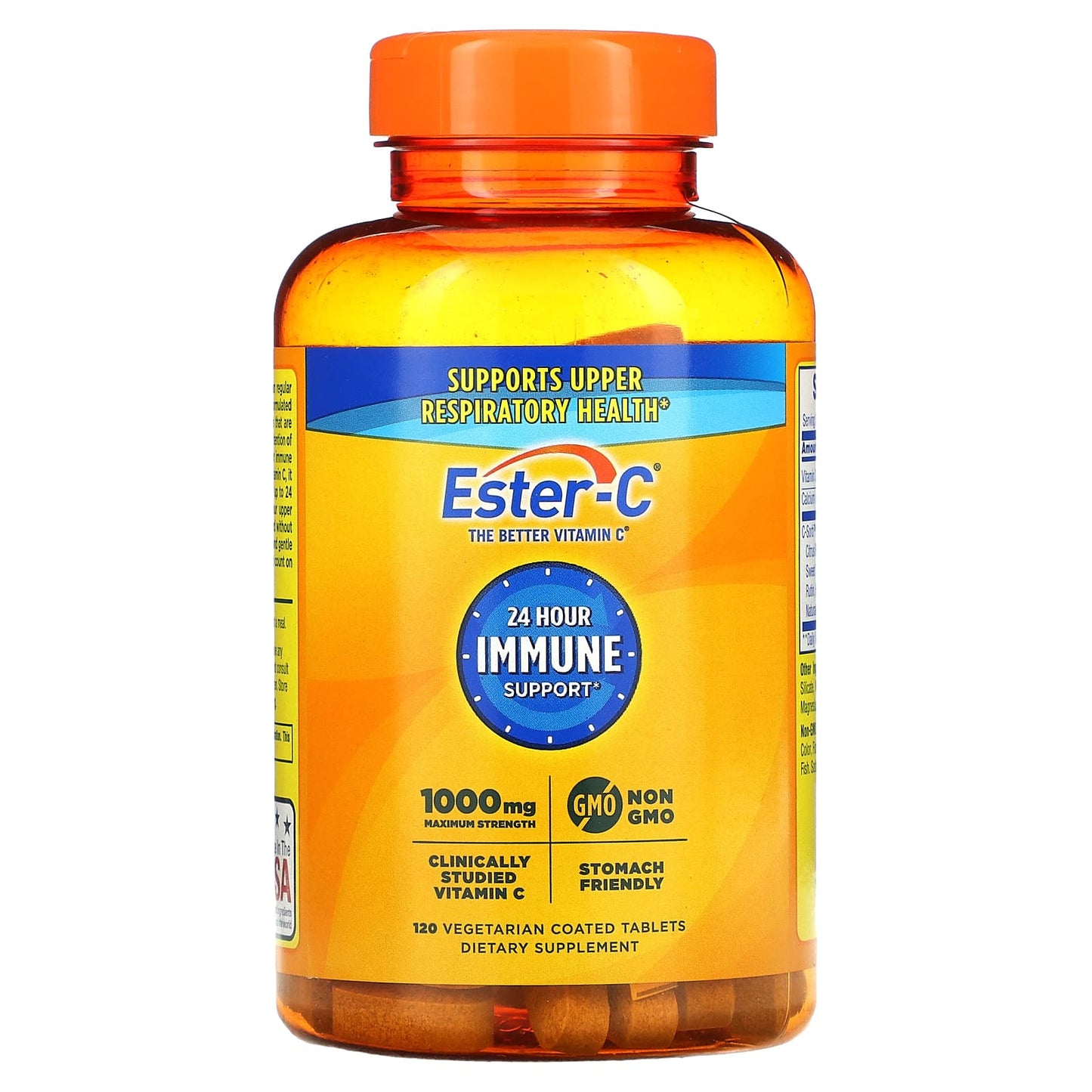 Nature's Bounty, Ester-C, Maximum Strength, 1,000 mg, 120 Vegetarian Coated Tablets