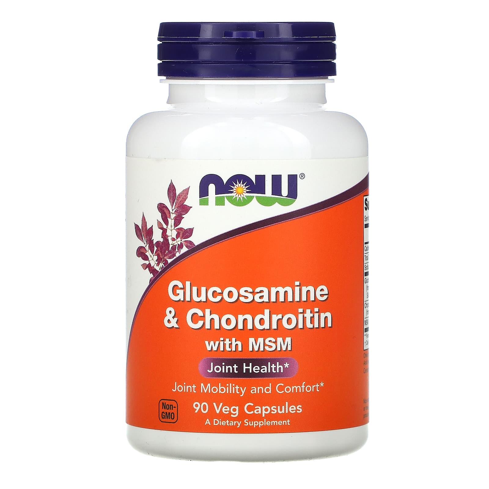 NOW Foods-Glucosamine & Chondroitin with MSM-90 Capsules