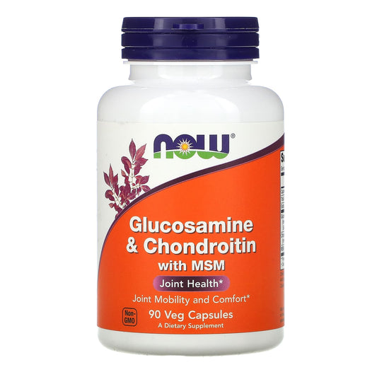 NOW Foods-Glucosamine & Chondroitin with MSM-90 Capsules