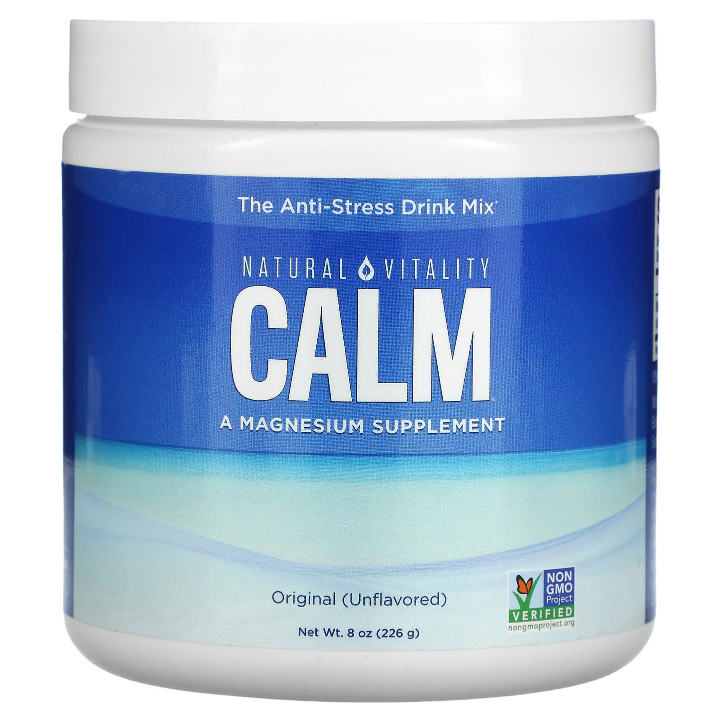 Natural Vitality-CALM-The Anti-Stress Drink Mix-Original (Unflavored)-8 oz (226 g)