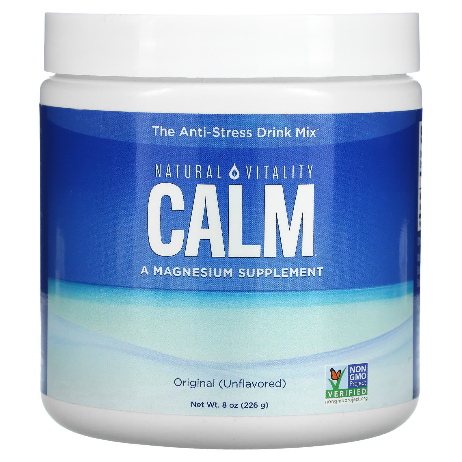 Natural Vitality-CALM-The Anti-Stress Drink Mix-Original (Unflavored)-8 oz (226 g)