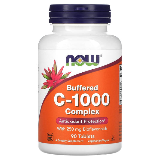 NOW Foods-Buffered C-1000 Complex-90 Tablets